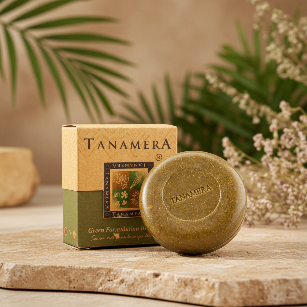 tanamera natural green body soap